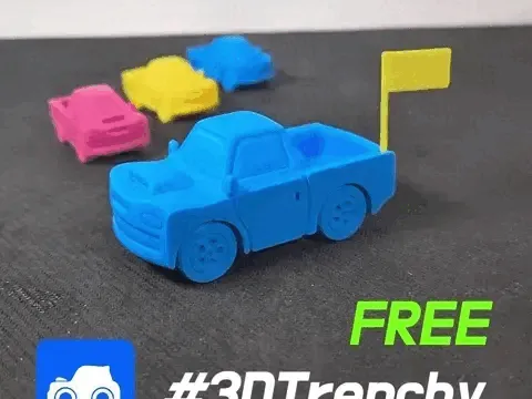 #3DTrenchy FREE PRINT-IN-PLACE Truck