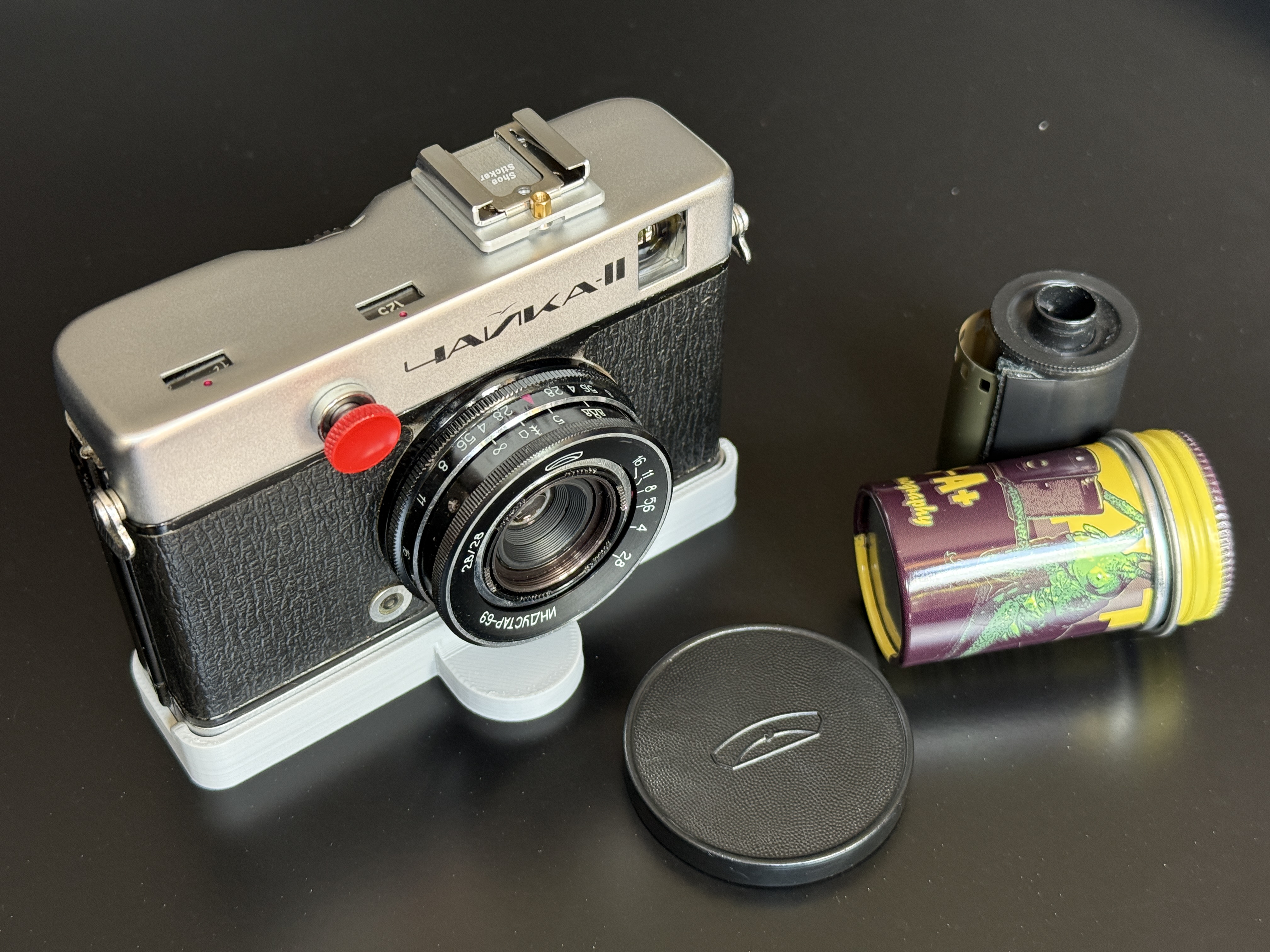 CHAIKA II Vintage Camera Stand | 3D Printed PLA Display Base