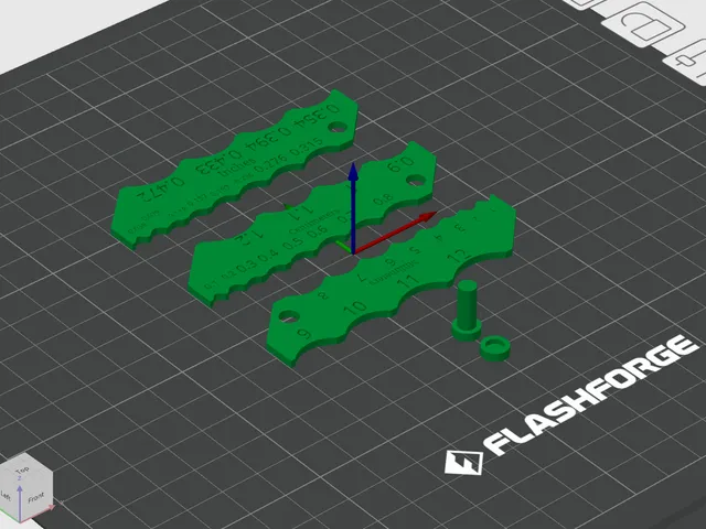 Fillet Gauge Printer number Test