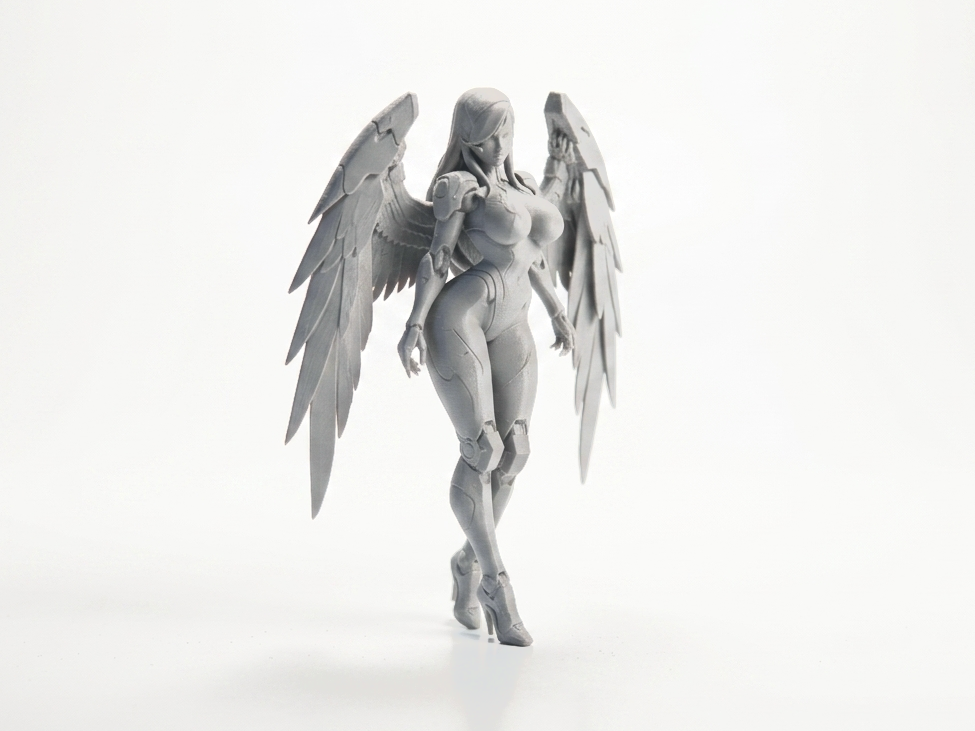 Angel Figurine Female Fantasy Collectible 3D Printable
