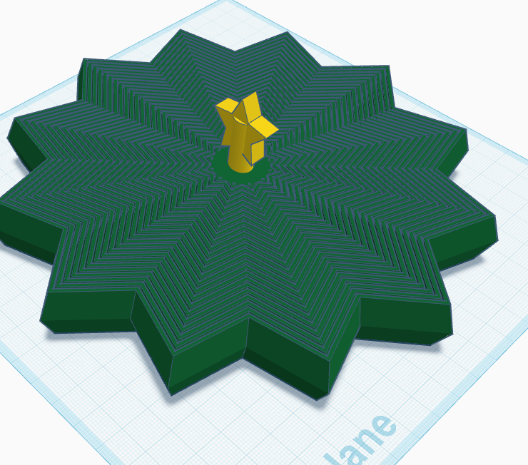 fidget star Christmas tree