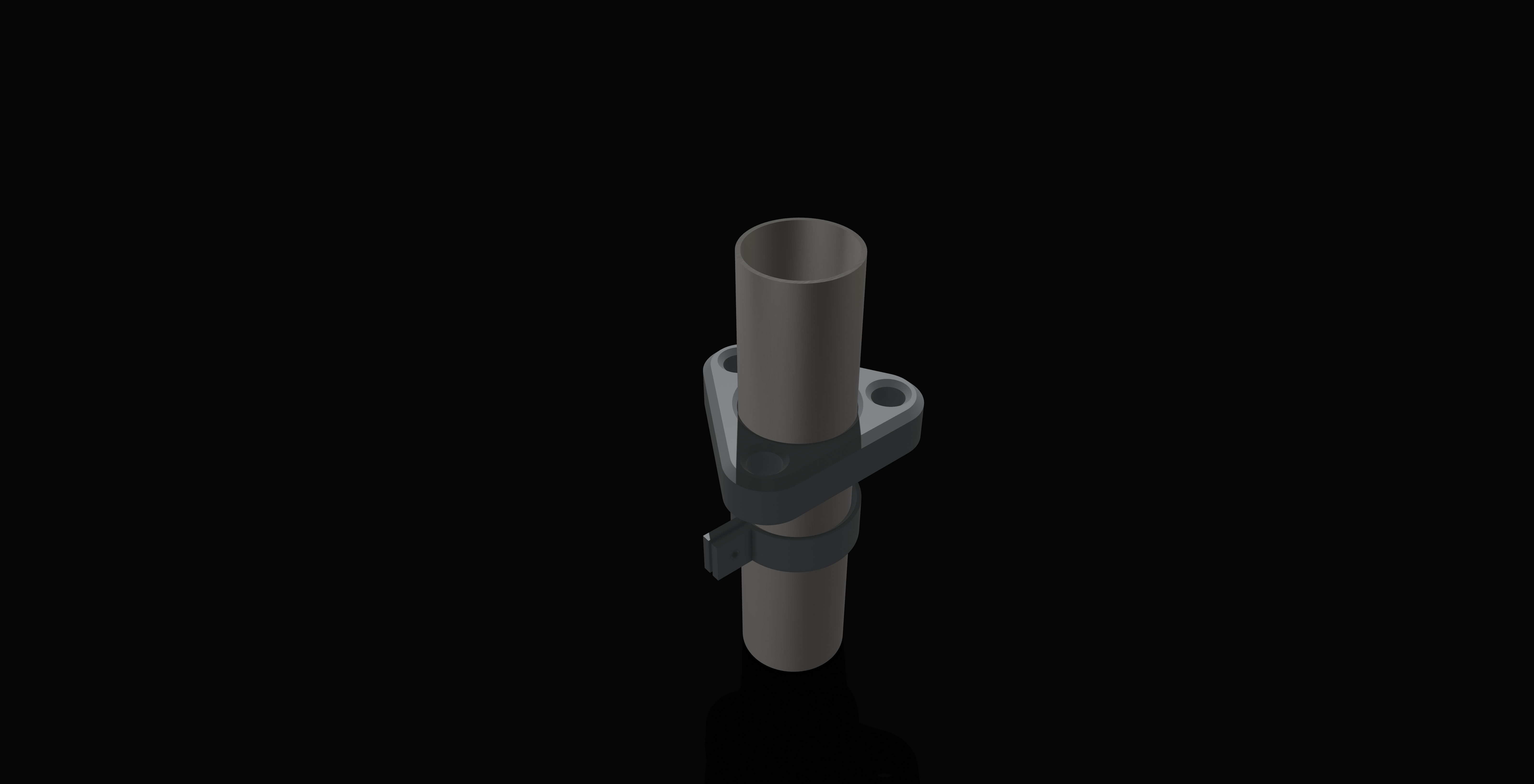 Guy wire attachment - lightweight, field antenna mast.