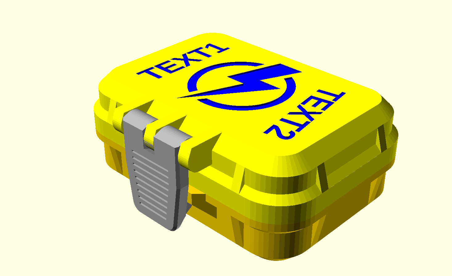 Fully parametric box generator in OpenSCAD — miniatura 2