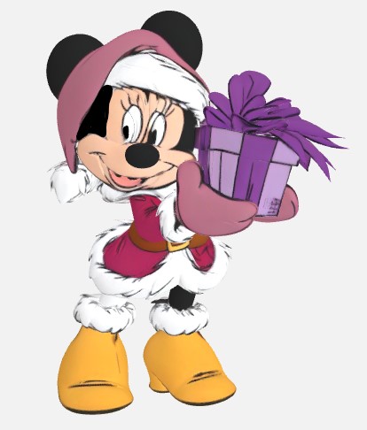 Minnie mouse xmas gift