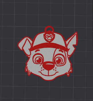 paw patrol Rocky keychain