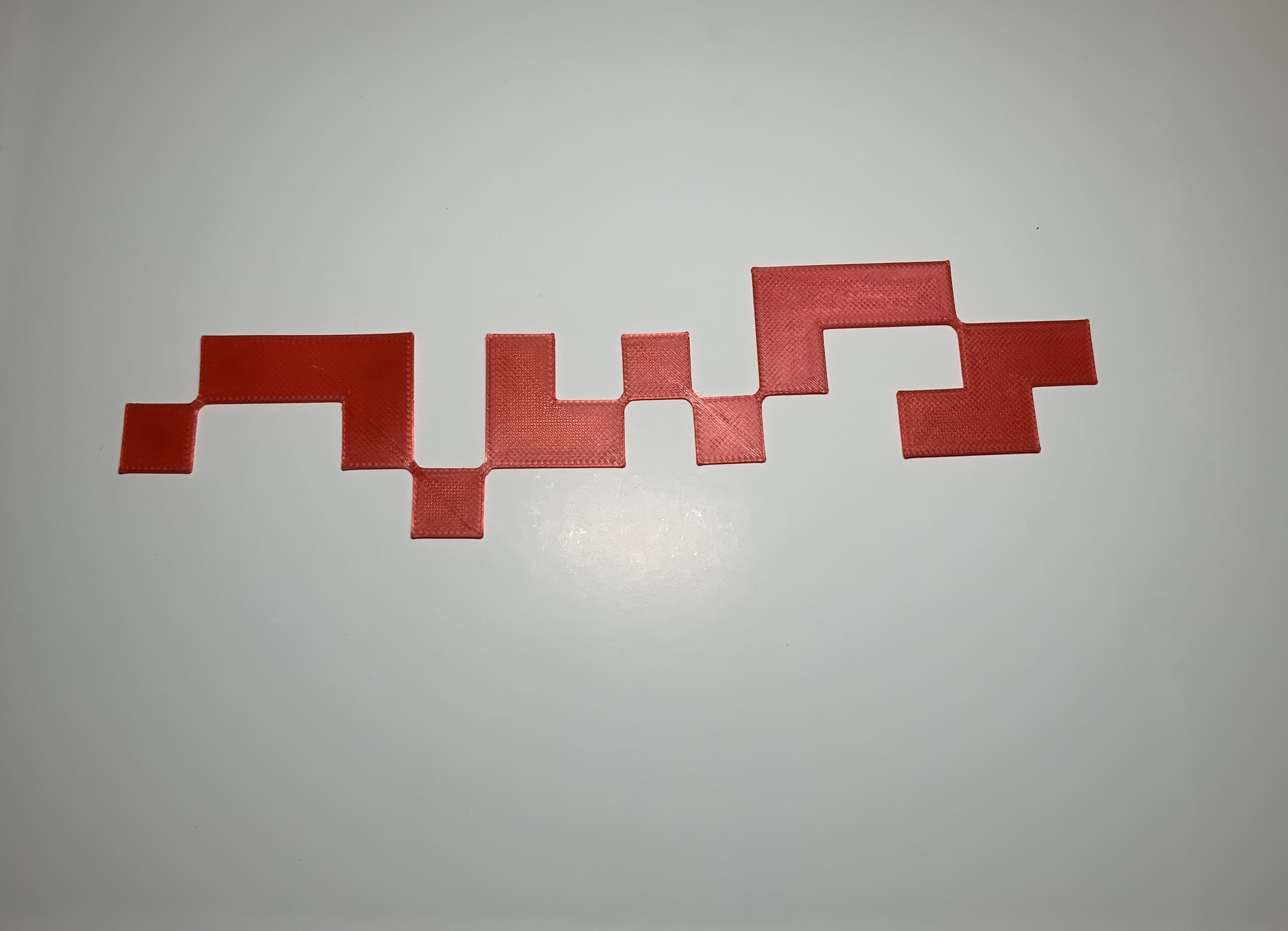 Redstone straight piece - minecraft