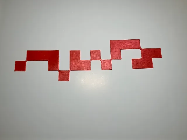 Redstone straight piece - minecraft