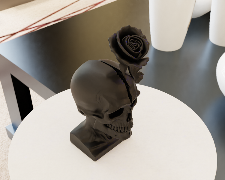 Cracked Rose Skull — miniatura 4