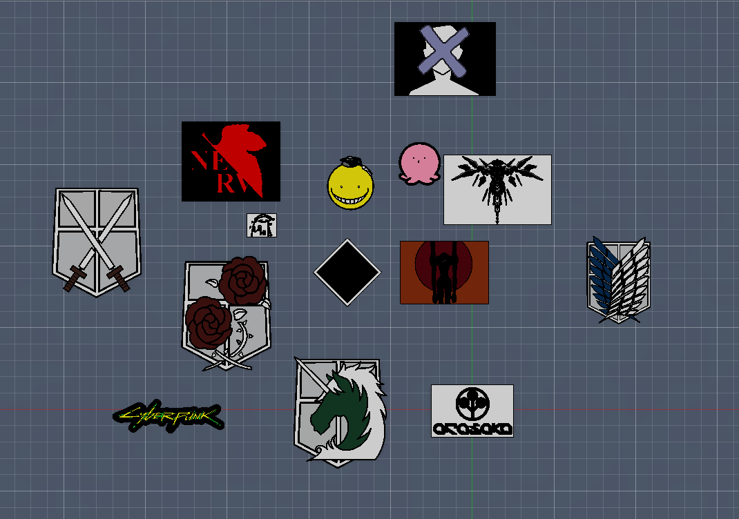 charms i made for construction (Hackclub)