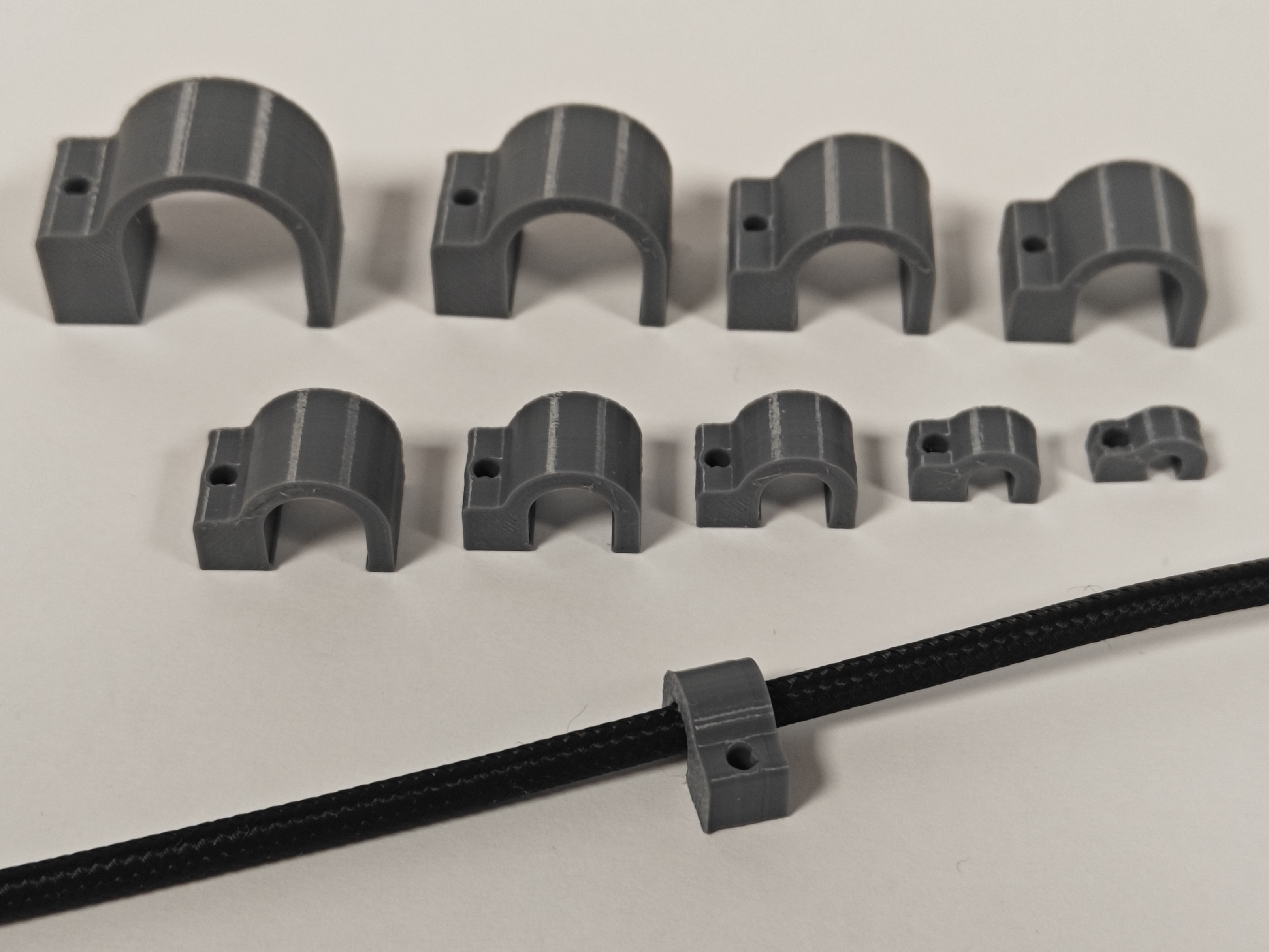 Nail-In Cable Clips | 10 Sizes (3mm to 15mm)