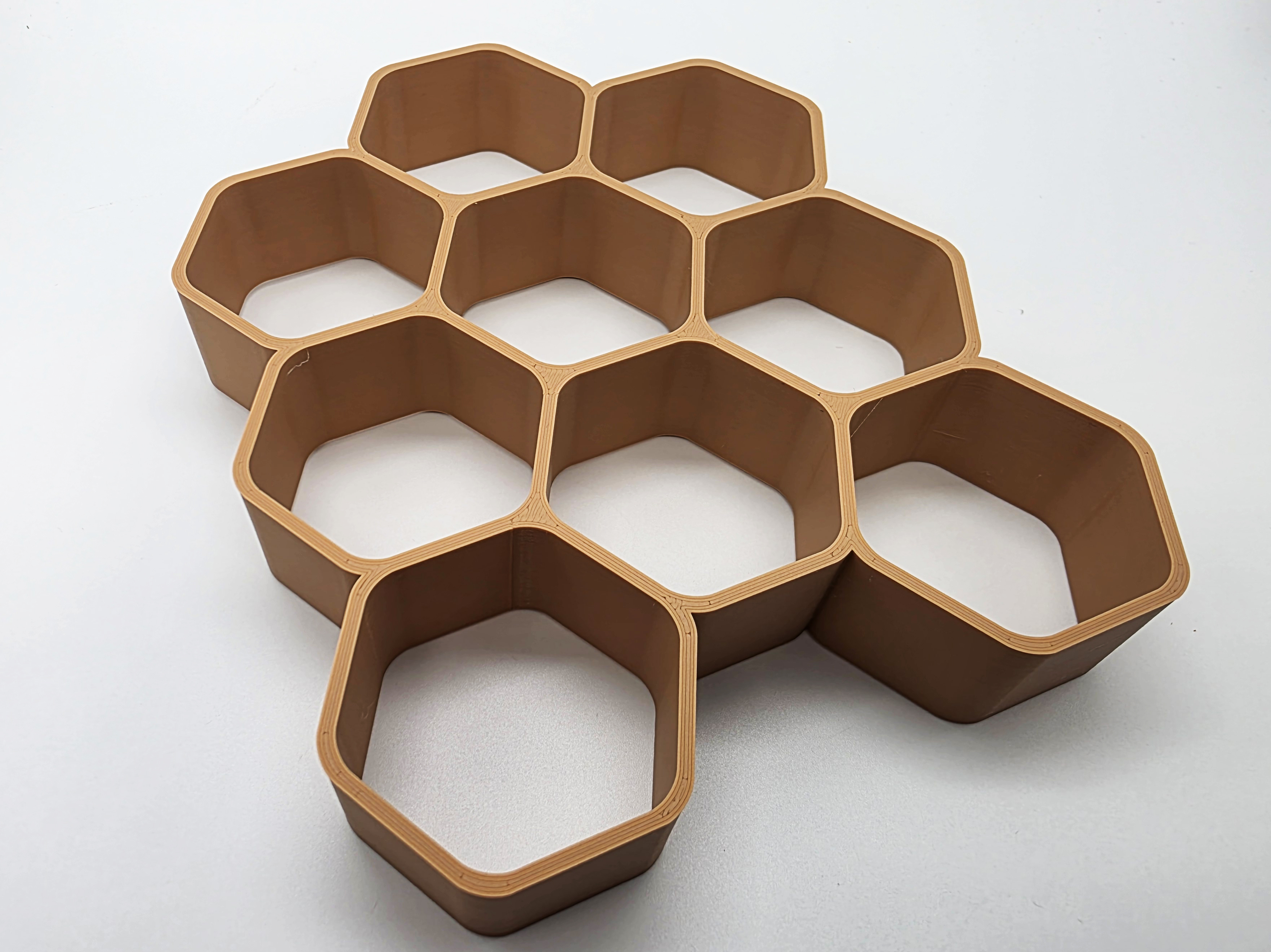 Scalable 12 Miniature Hex Display Shelf - No Supports — thumbnail 5