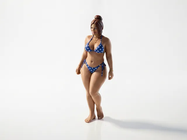 Curvy Woman Bikini Figure 3D Printable