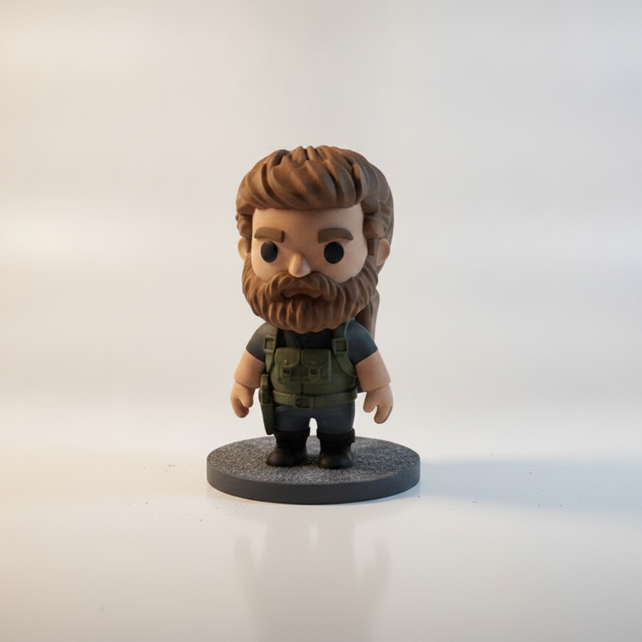 Last Of Us Joel Figurine 3D Printable