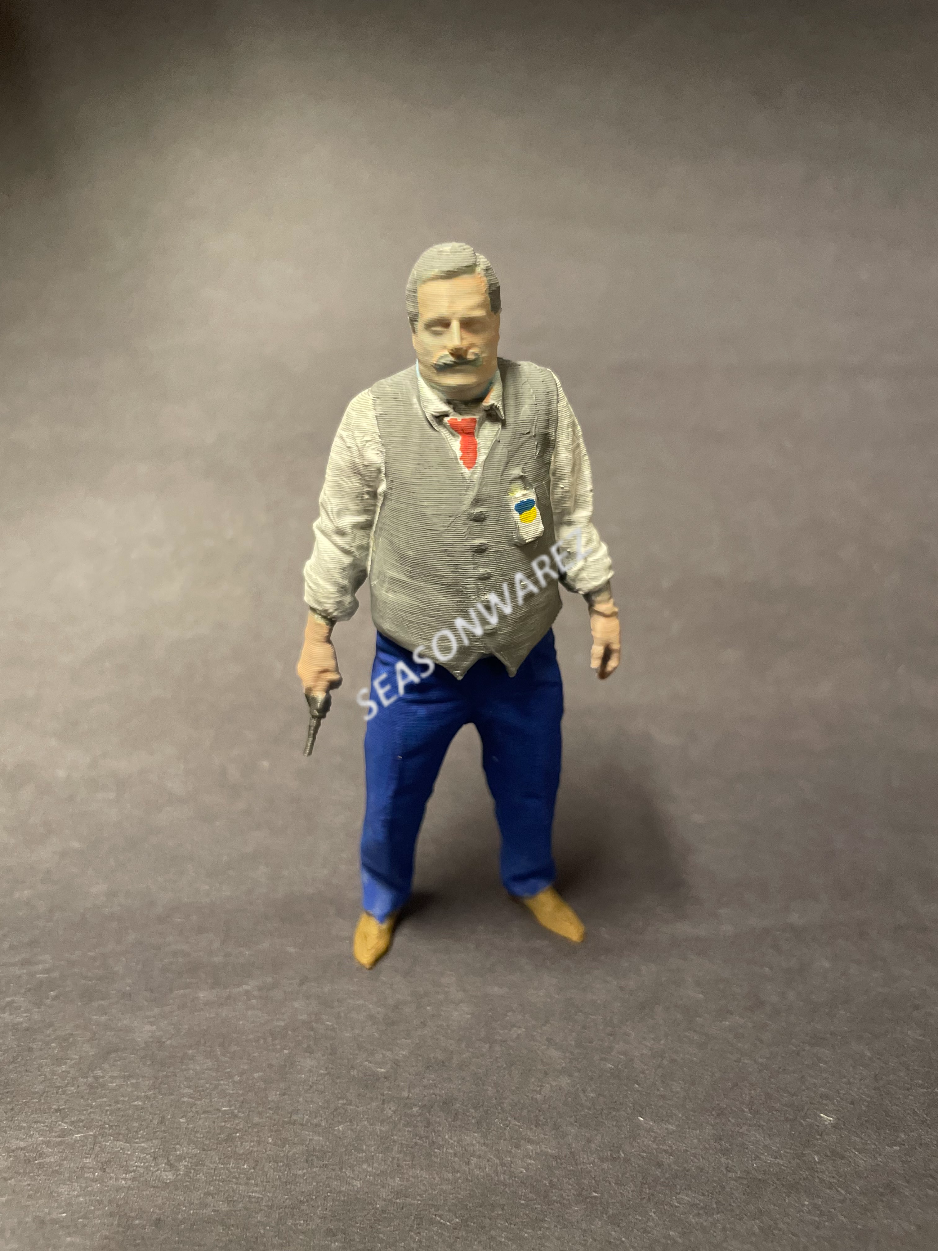 Chief Brian Irons - Taxidermy King RE2 3D model