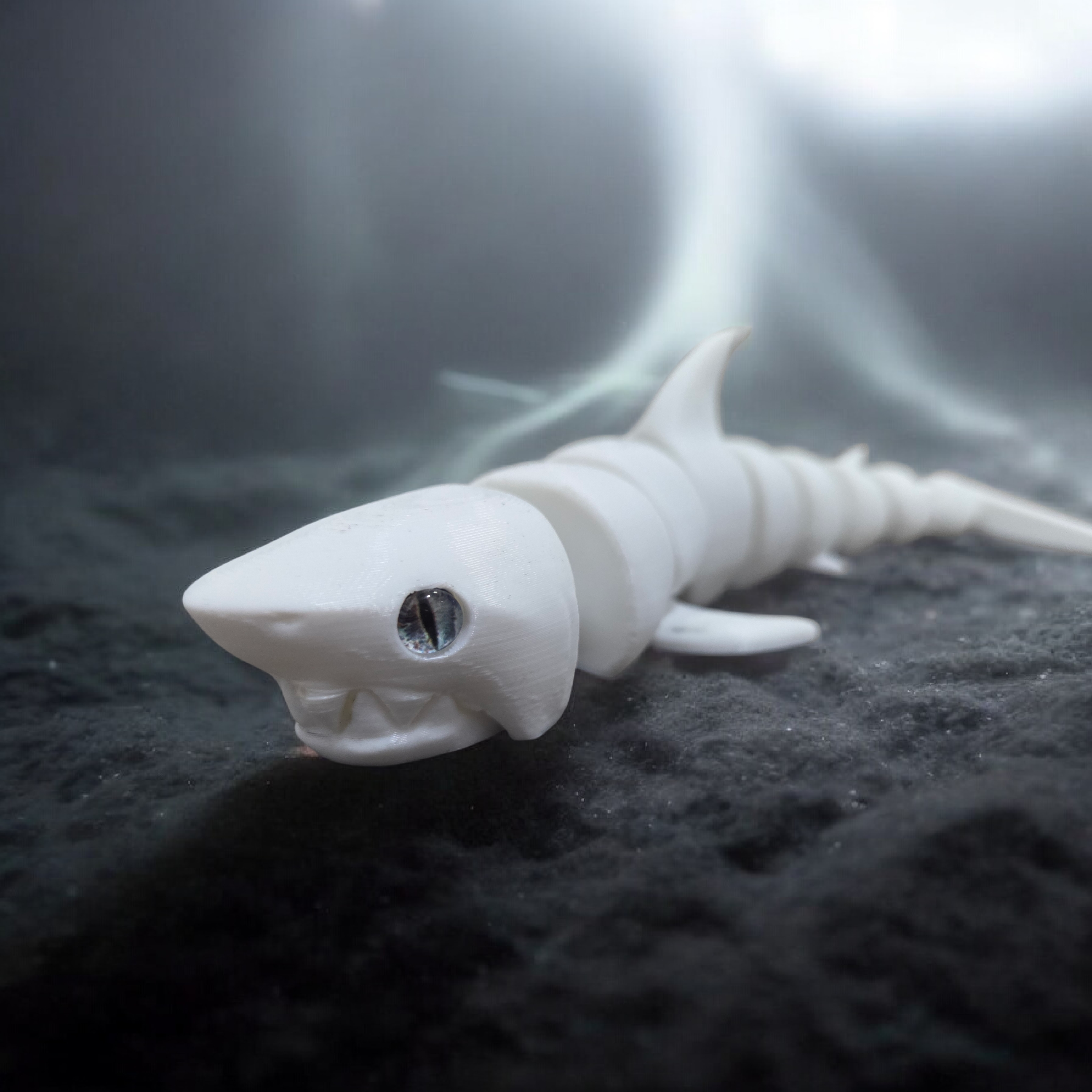 Articulated Shark - 6mm glass eye compatible