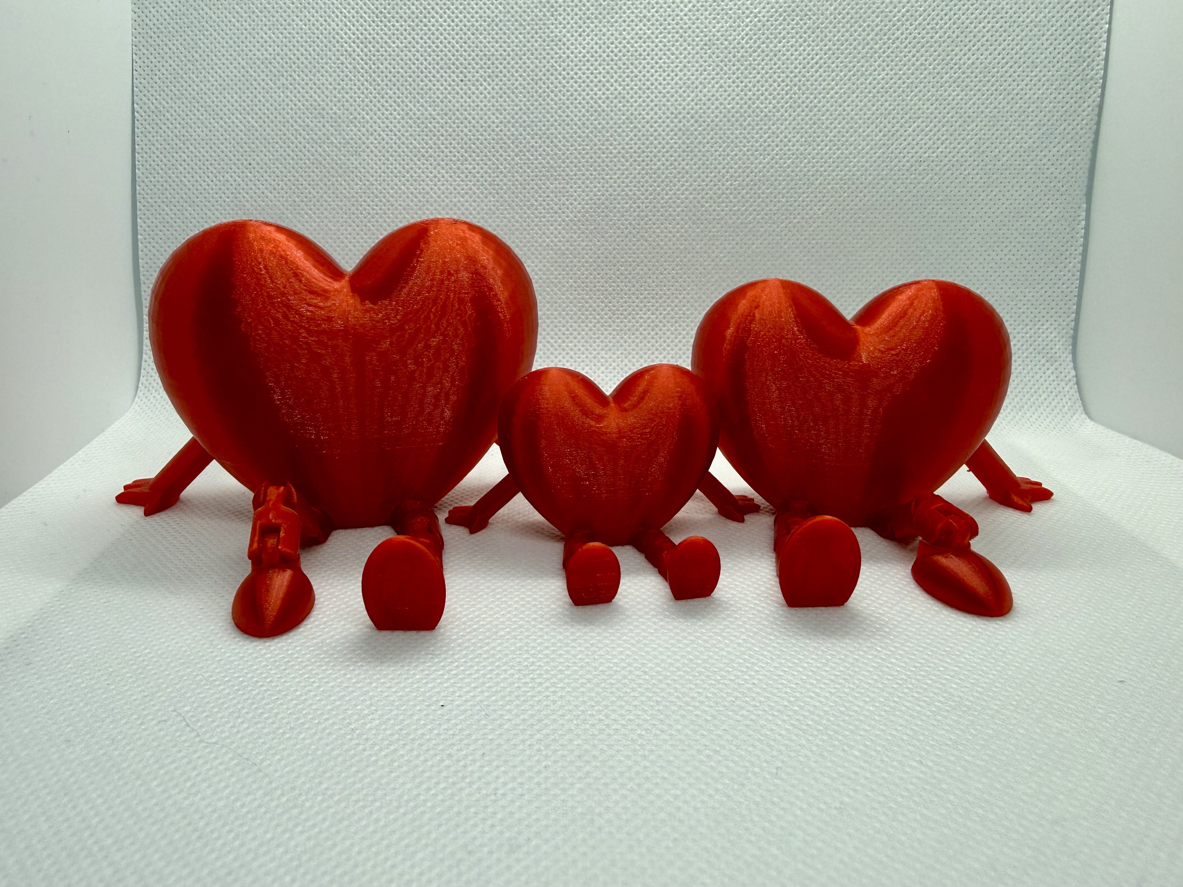 Flexi Heart Buddy Family (articulated - no supports)