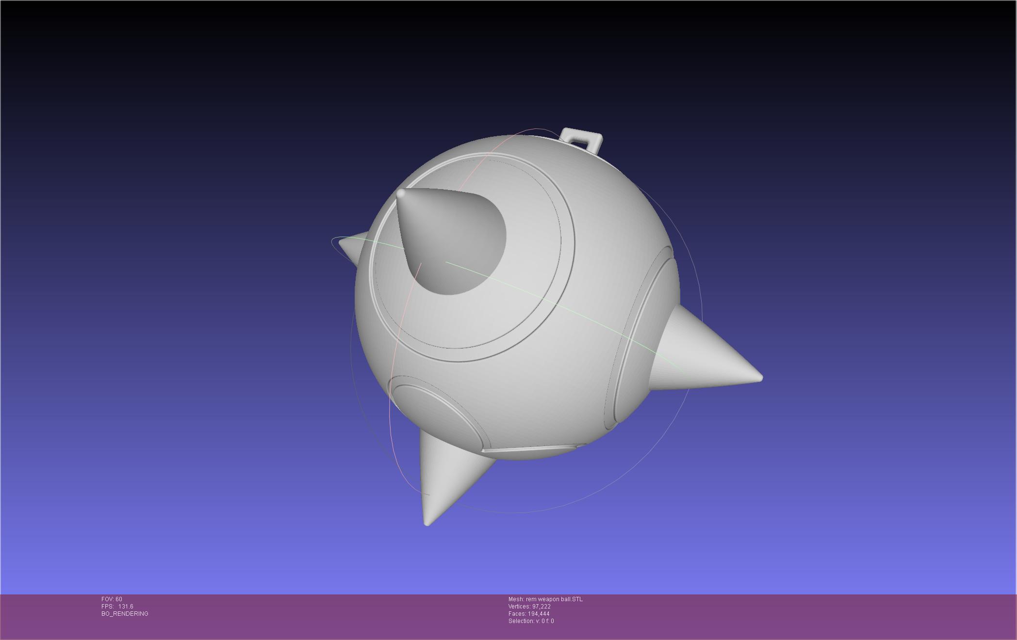 Re Zero Rem Weapon Ball And Handle