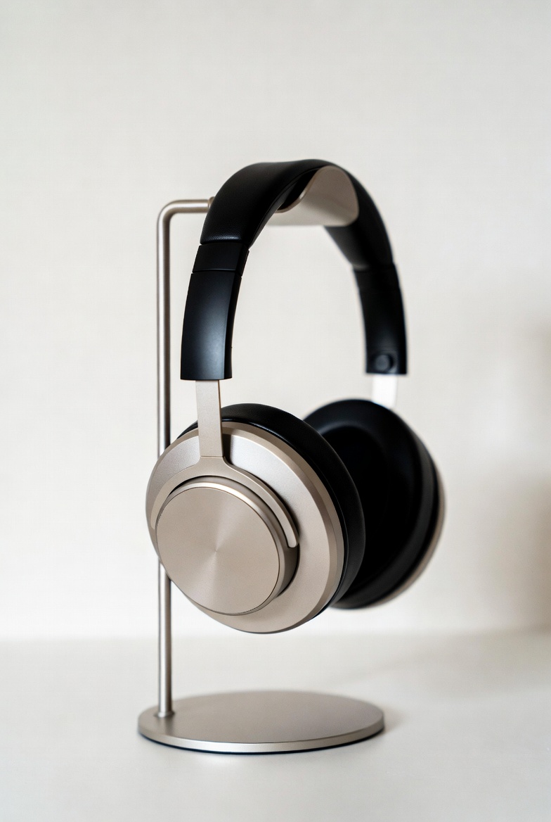 Universal head phone stand. Strong & stable no support 3D model