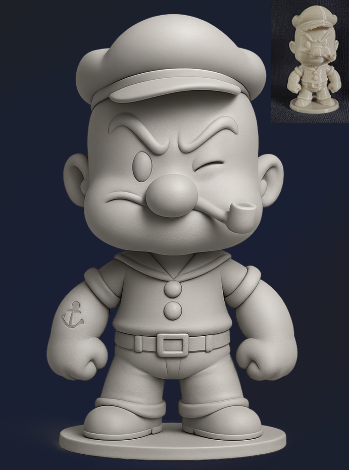Chibi Popeye The Sailor Man