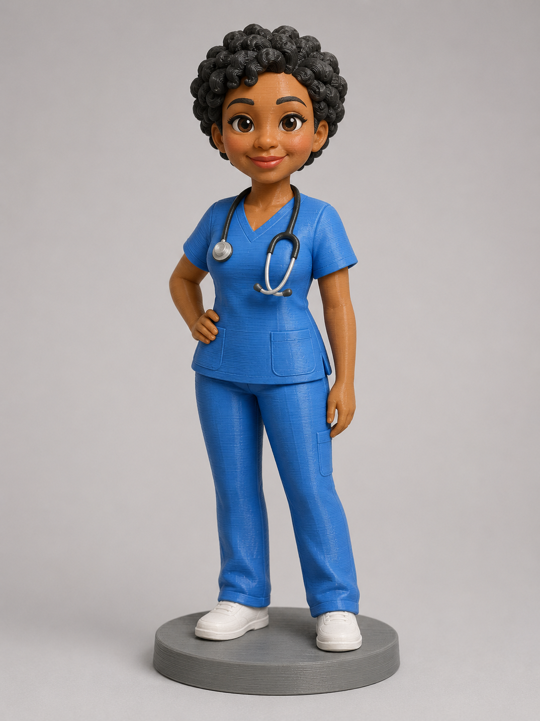 Figurine einer freundlichen Krankenschwester - Figure of a friendly nurse