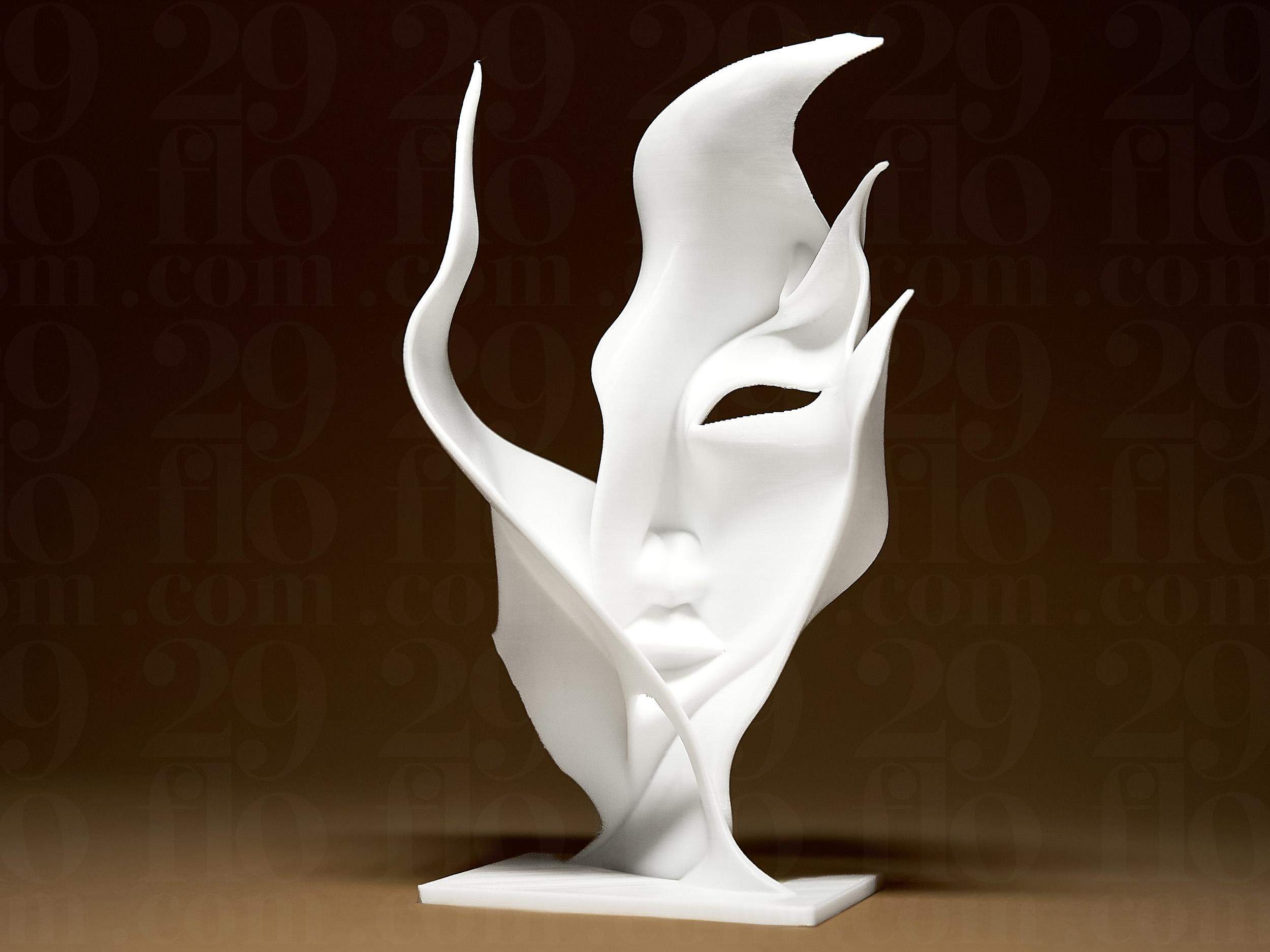 Miniatura 2 do modelo 3D Abstract Face