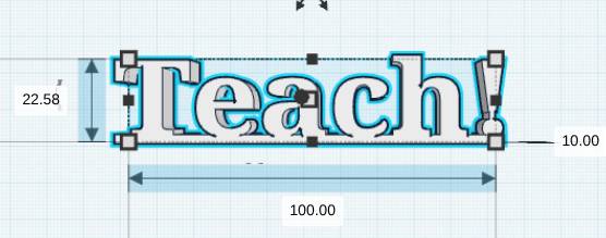 Teach sign