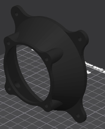 92-60 fan adapter 3D model by Egxi Mining