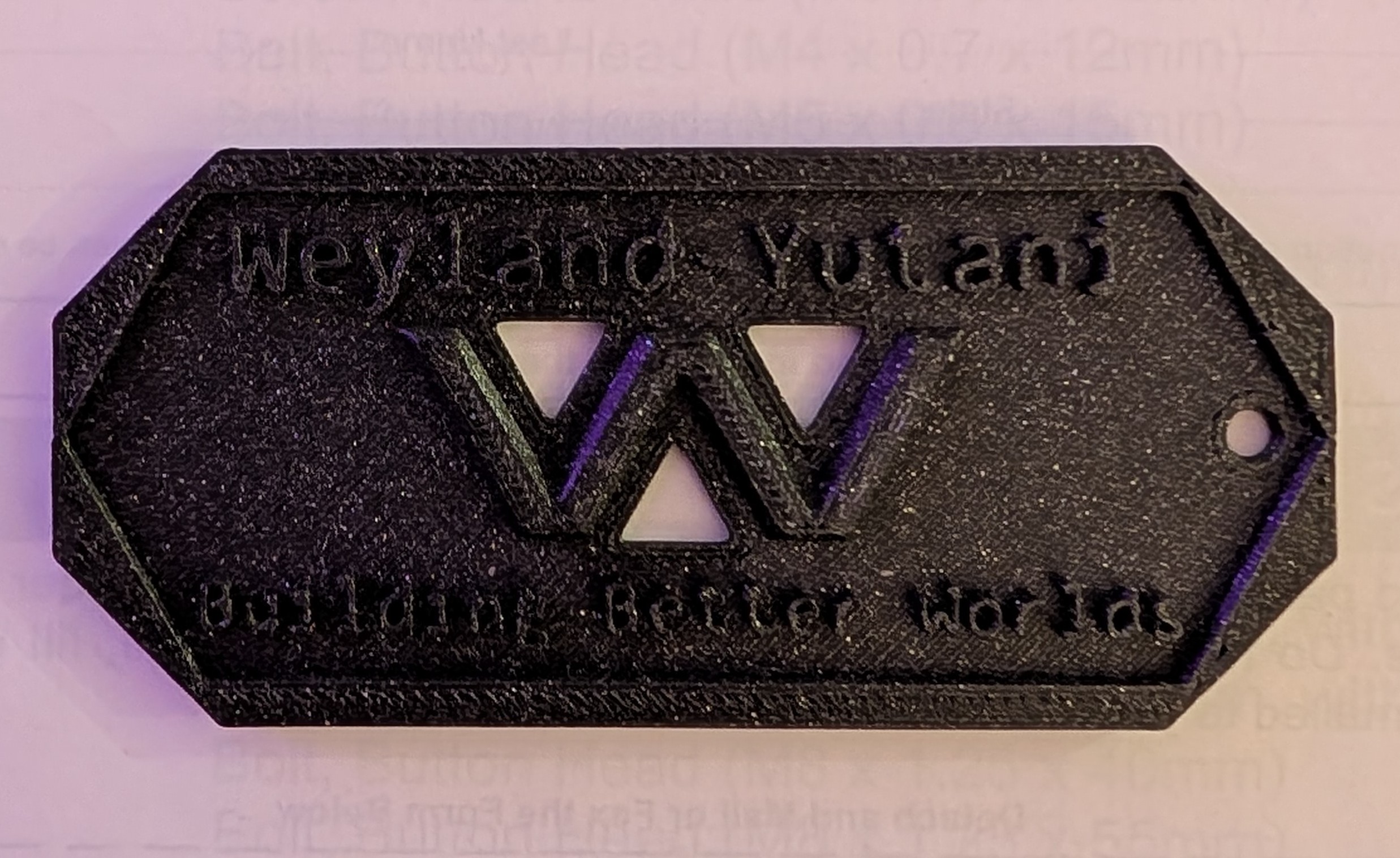 Weyland-Yutani Keychain