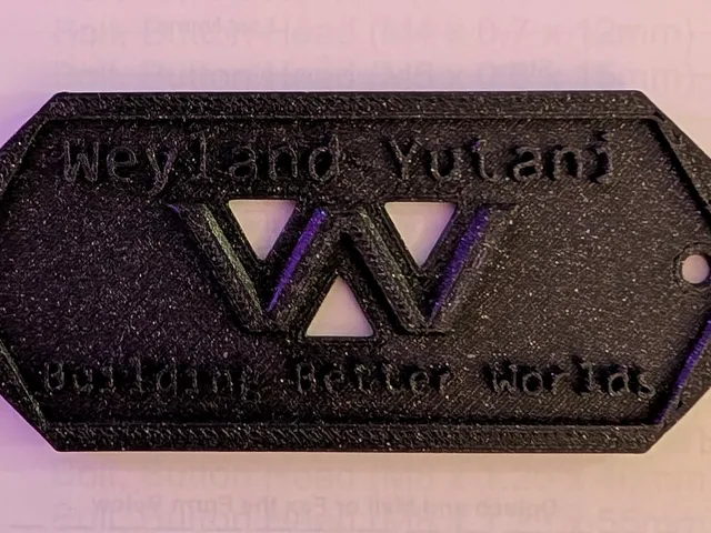 Weyland-Yutani Keychain