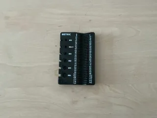Gridfinity Screw and Nut Measurement Tool Opened