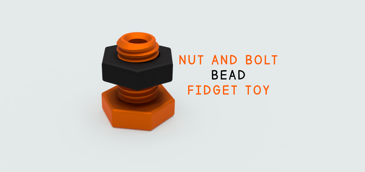 Nut and Bolt Bead Fidget toy