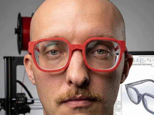 Glasses I made to replace broken frames.