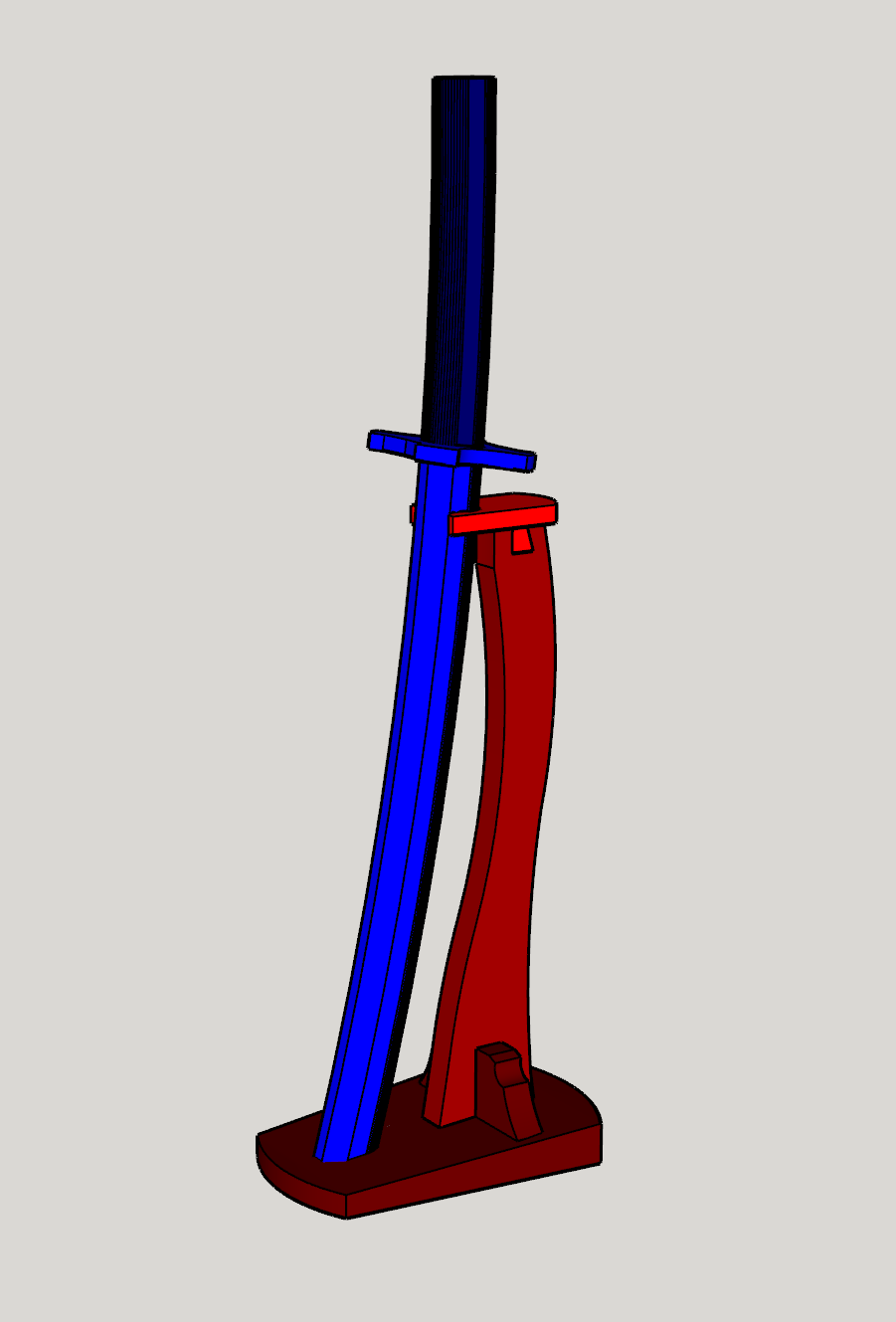 Miniatura 3 do modelo 3D Sword Bokuto-pen