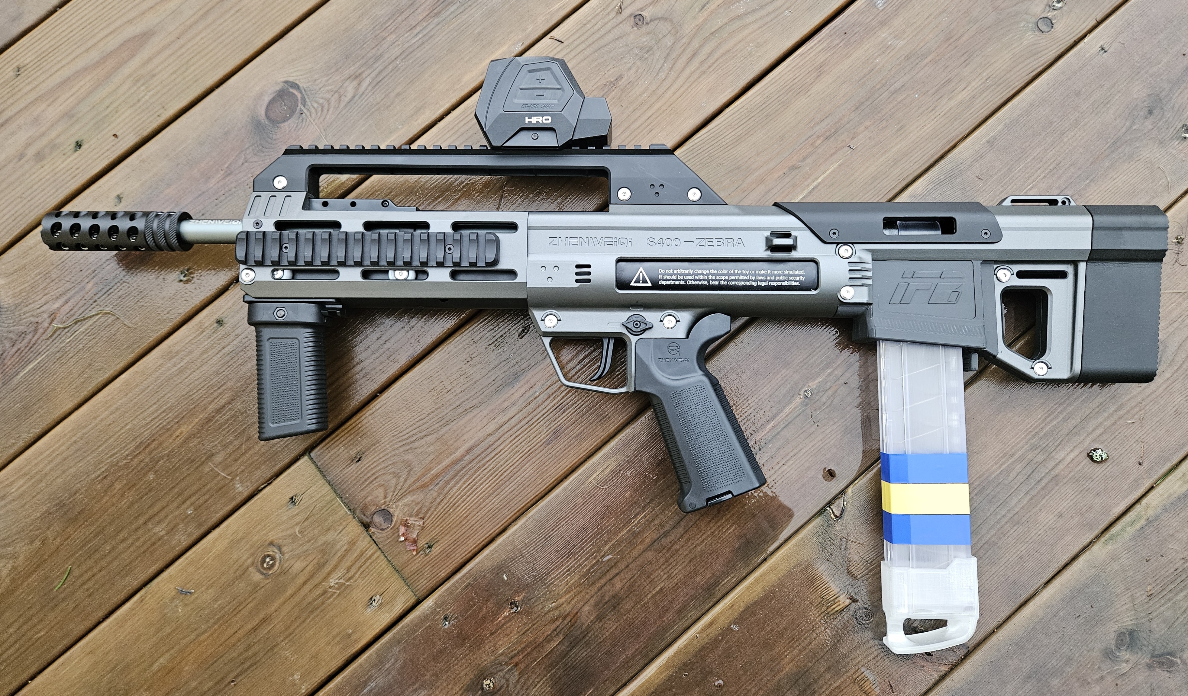ZWQ S400 Zebra Extended Buttpad