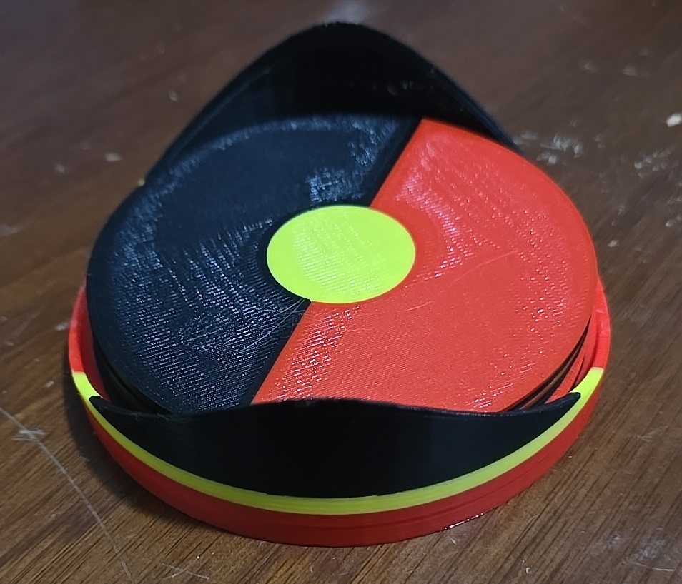 Aboriginal Flag Coaster