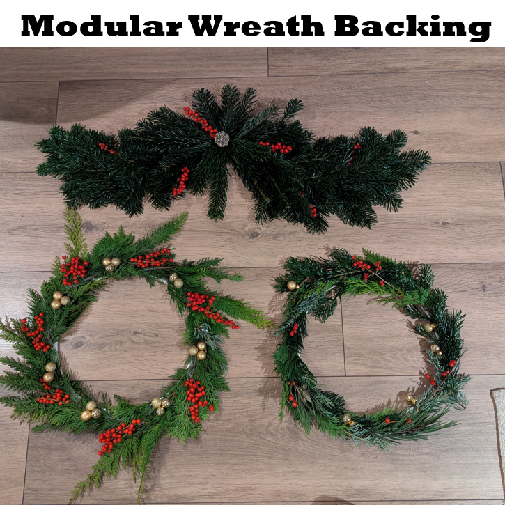 Modular Wreath Backer