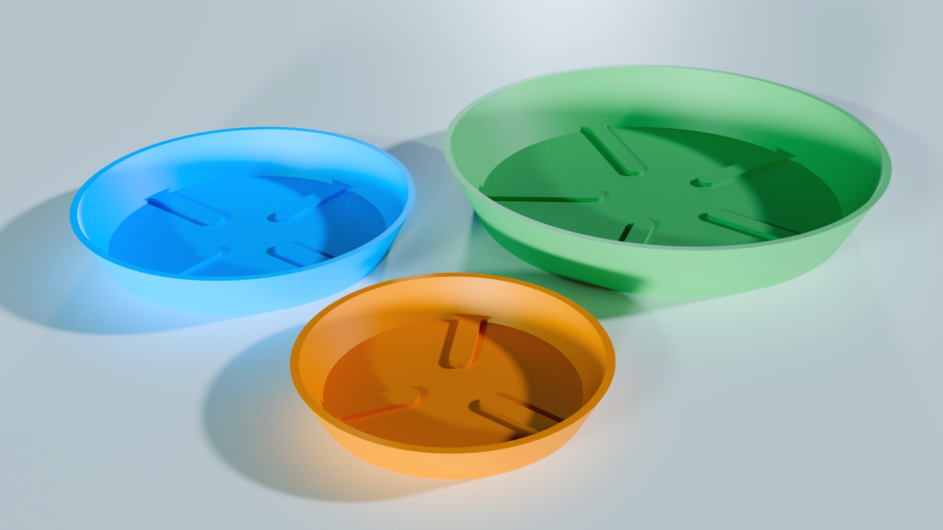 Plant pot tray/saucer (parametric)