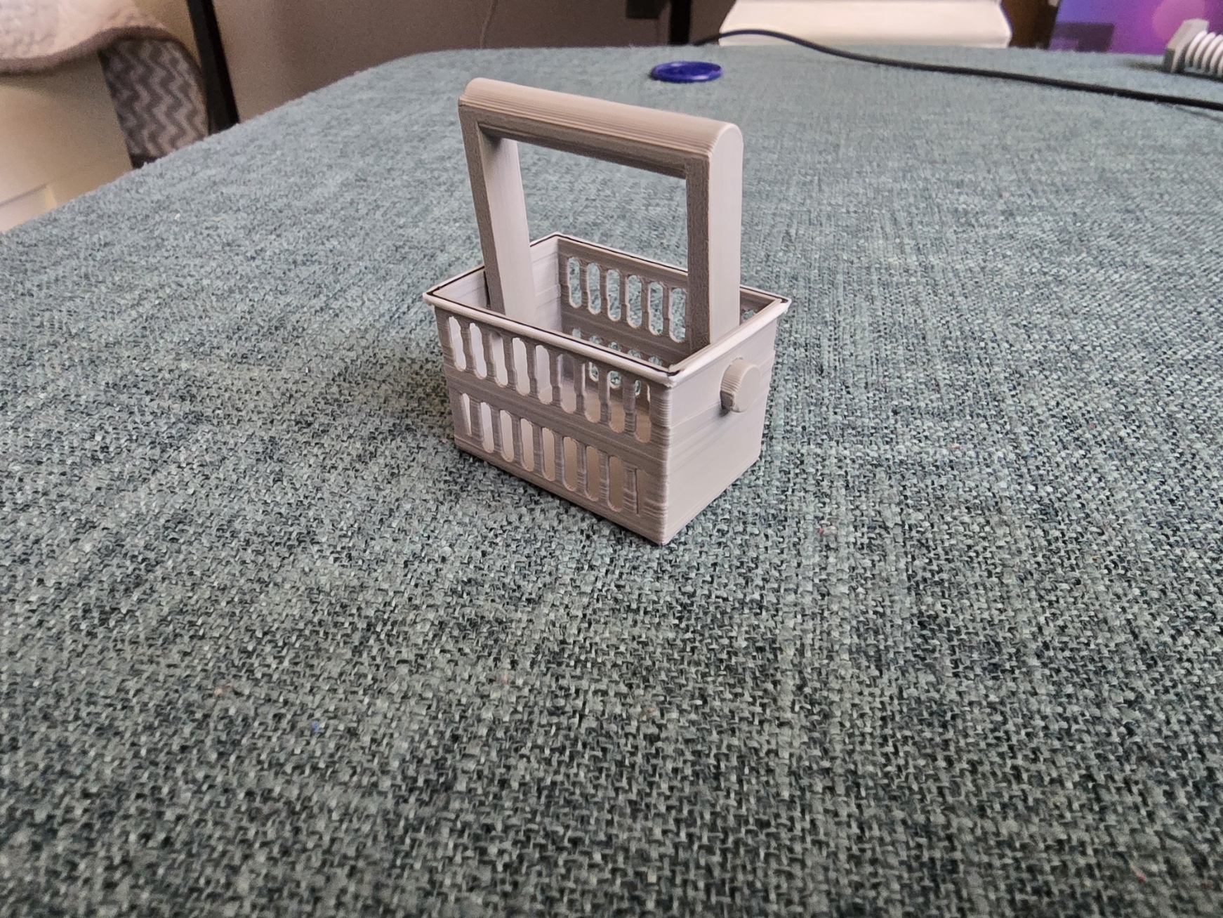 Shopping bin mini figure 3D model