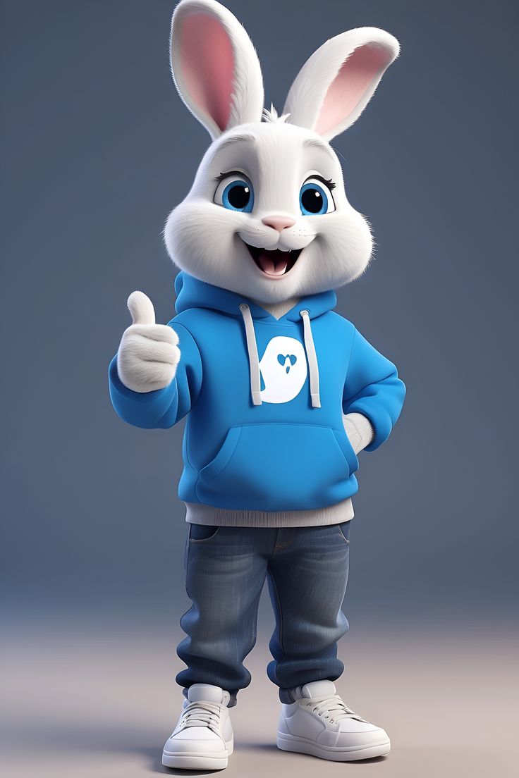 young rabbit — miniatura 5