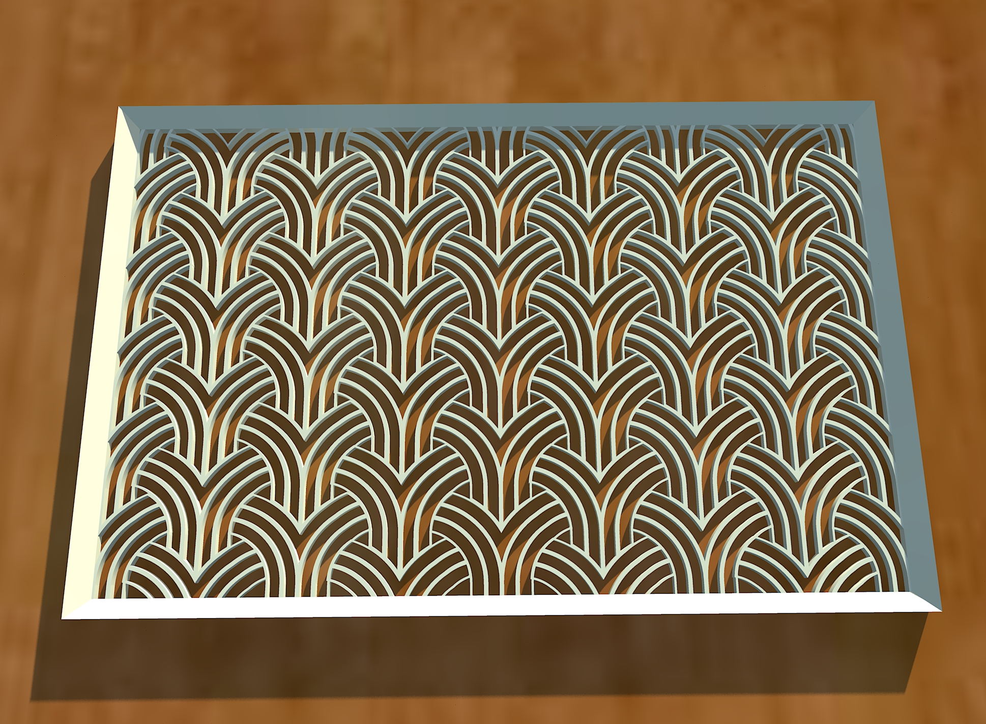 Art Deco pattern / wall art / artwork
