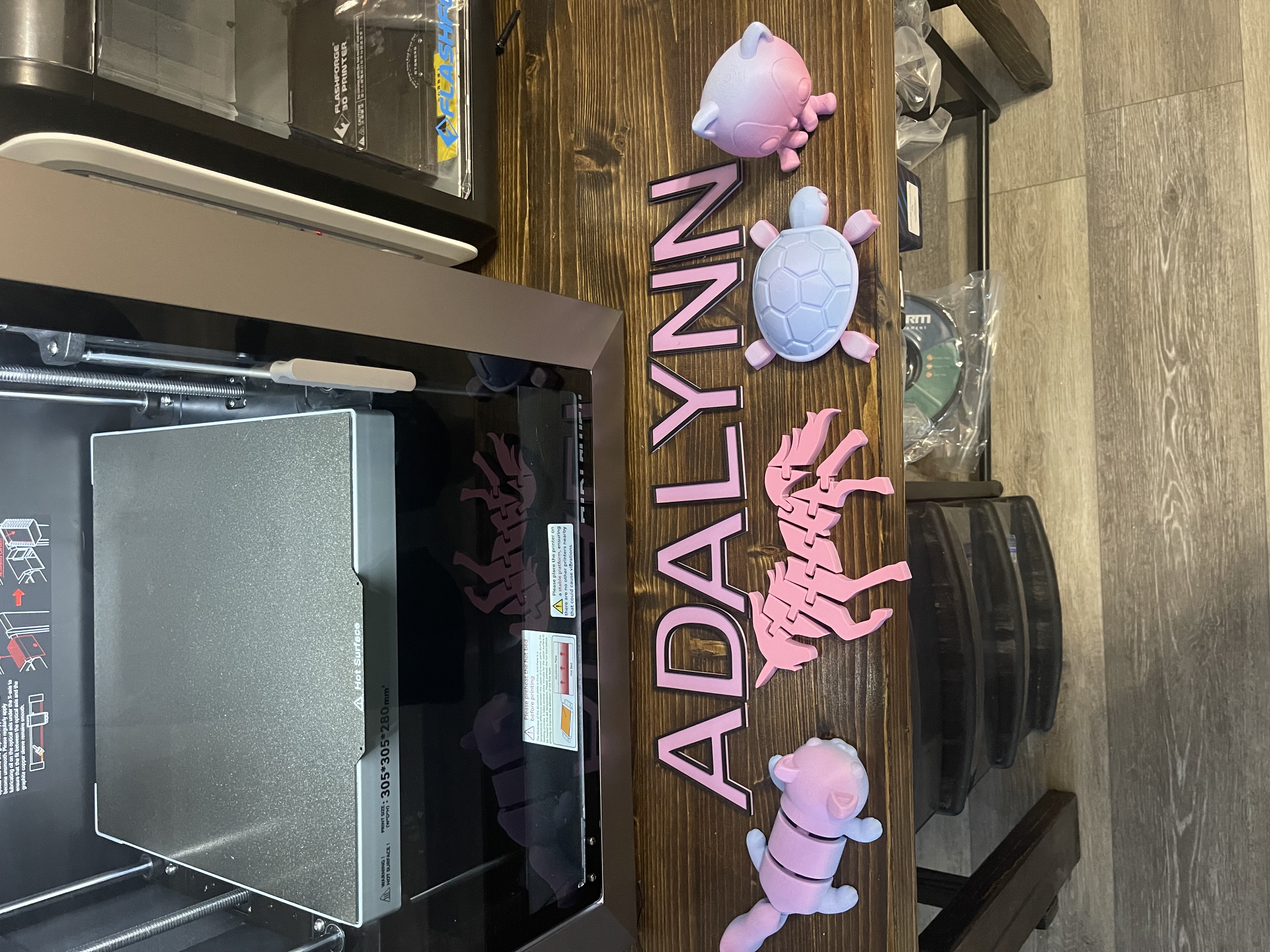 ADALYNN LETTERS WITH RAISED BORDER