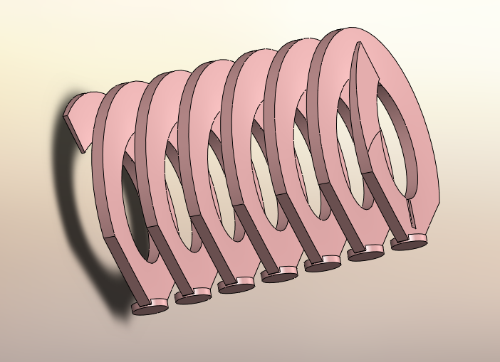 Helical Spring - printed sans supports