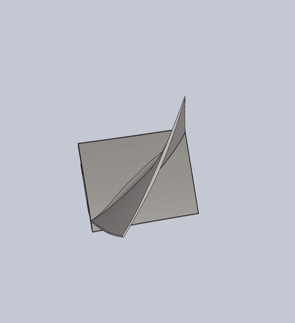 Turbine Blade Desk Model
