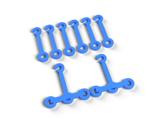Cascading Hanger Hooks - Hang Clothes Hangers One Below Another, Single and Triple (OpenSCAD)