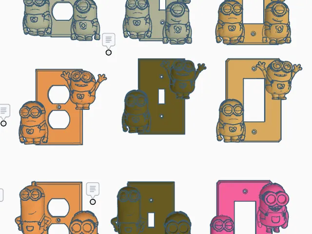 minion light and outlet covers
