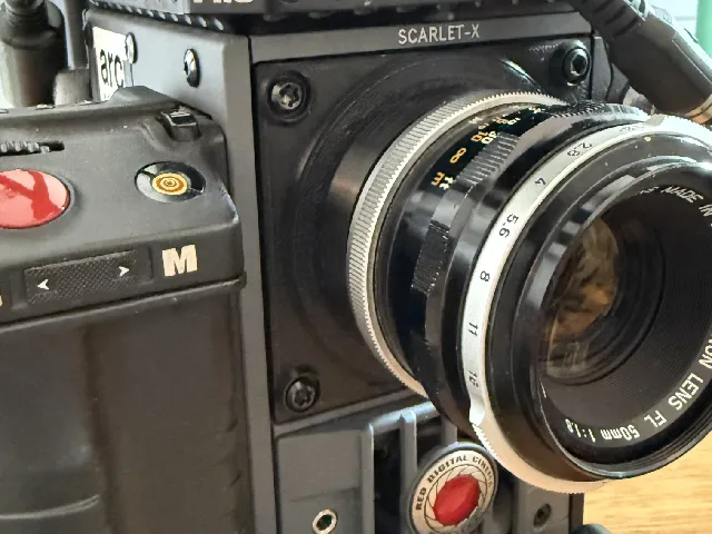 RED DSMC1 to Canon FD-Mount adaptor