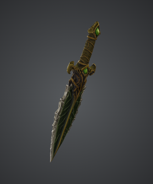 Nature Fantasy Sword – Leaf Blade Weapon