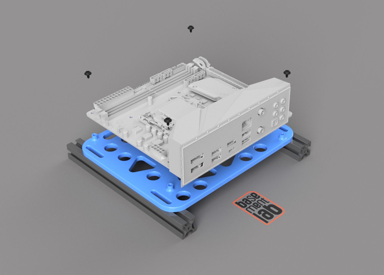 Mini-ITX Motherboard Stand - Supporto scheda madre Mni-ITX