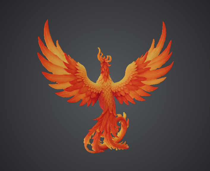 Majestic Fire Phoenix – Rising Flame Bird — miniatura 2