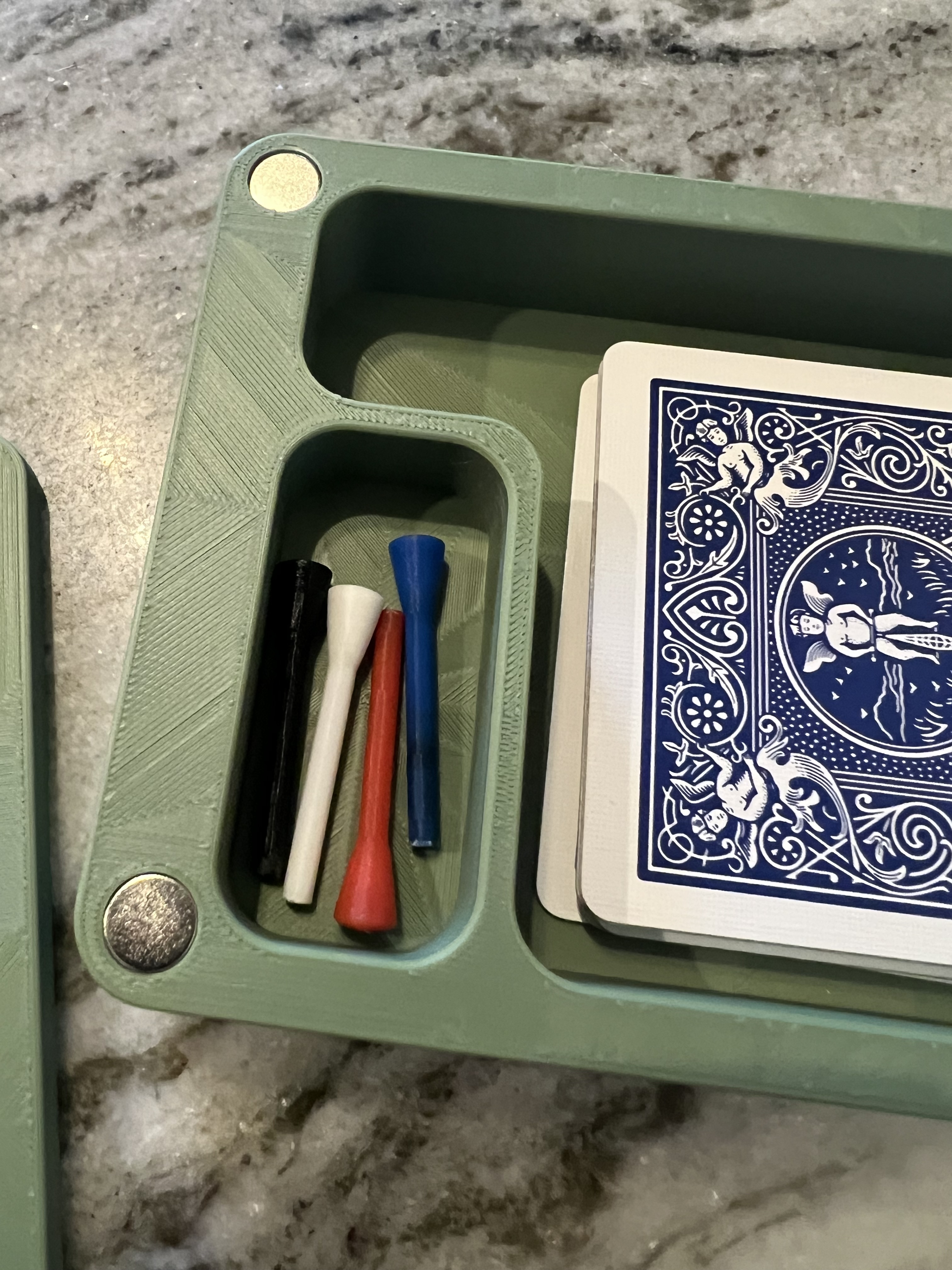 Peg for Euchre Card Box